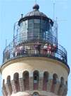 Der höchste Leuchtturm an der Ostsee: Wunderbarer Blick über den Hafen von Swinemünde.