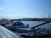 Boote im Achterwasserhafen des Usedomer Bernsteinbades ckeritz.