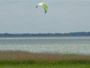 Kiten auf dem Achterwasser: Usedom bietet fr Wassersportler ein ideales Refugium.