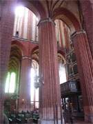 Wunderbares Licht: Seitenschiff der Kirche Sankt Nikolai in Wismar.
