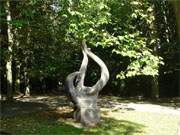 Hafenstadt Swinemnde auf Usedom: Skulptur im Stadtpark.