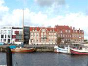 Die Universitts- und Hansestadt Greifswald besitzt neben der sehenswerten Altstadt einen Stadthafen.