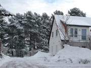 Kurze Phase ohne Schneefall: Der Steinbock-Ferienhof ist wieder gerumt.