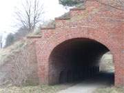 Tunnel ohne Zweck: Unterfhrung unter der Bahntrasse Usedom — Swinemnde.