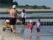 Mit den Kindern an den Ostseestrand: Familienurlaub in der Inselmitte Usedom.