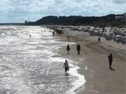 Die Sommersaison auf Usedom neigt sich ihrem Ende zu: Ostseestrand bei Bansin.