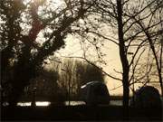 Die schmalste Stelle der Insel Usedom: Ltten Ort an der Rieck.