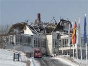 Großer Schaden: Das renommierte Golfhotel in Balm wurde Opfer eines Brandes.