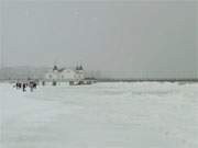 Nach der Kälte kommt der Schnee: Winter auf der Ostseeinsel Usedom.