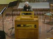 Orgeljustage: Ein Konzert mit Barockmusik in der Kirche des Ostseebades Koserow.