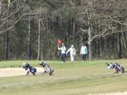 Bunker und Grn im Hinterland der Ostseeinsel: Auf Usedom hat die Golfsaison 2012 begonnen.