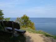 Blick ber die Ostsee: Aussichtspunkt auf dem Langen Berg.