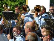 Bläserlastig: Das Orchester der Bundespolizei spielt Big-Band-Jazz.