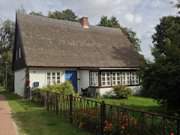 Lndliches Idyll: Wohnhaus im kleinen Dorf Stoben.