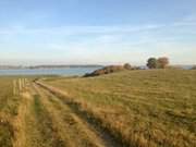 Usedomer Inselmitte: Blick vom Loddiner Hft auf das Achterwasser.