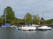 Sportboothafen am Achterwasser: Seebad ckeritz auf Usedom.