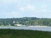 Ostseebad Zinnowitz auf Usedom: Der Yachthafen am Achterwasser.