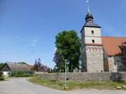 Sehenswertes Dorf im Hinterland: Benz und die Feininger-Kirche.