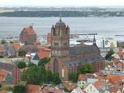 Die Jakobikirche in der Altstadt von Stralsund.