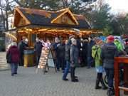 Imbissstnde fr jeden Geschmack: Wintermarkt in Heringsdorf.
