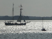 Segelboote auf dem Achterwasser: Usedomer Hinterland.