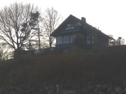 Auf der Steilküste: Haus "Anneliese" in Stubbenfelde.