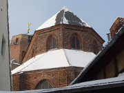 Kirche Sankt Petri: berragt die Wolgaster Altstadt.