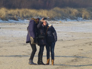 Urlaub auf Usedom: Selfie am Ostseestrand.
