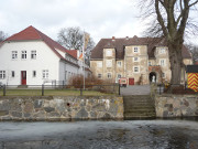 Winter im Hinterland Usedoms: Wasserschloss Mellenthin.
