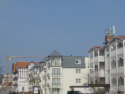 Hinter der Strandpromenade: Bädervillen im Ostseebad Bansin.
