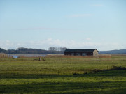 Usedomer Inselmitte: Bootshaus an der Melle.