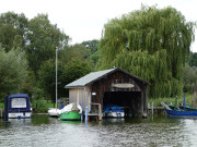 Bootshaus in Westklne: Wassersport im Haffland von Usedom.