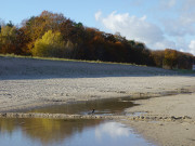 Wunderbare Farben: Herbst am Usedomer Ostseestrand.