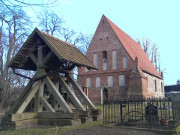 Im Usedomer Haffland: Turmlose Dorfkirche von Garz.