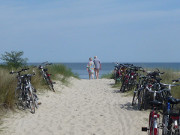 Mit dem Fahrrad an den Ostseestrand: Urlaub auf Usedom.