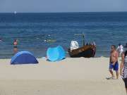 Blaues Meer, weier Strand: Urlaub auf Usedom.
