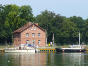 Historische Gebude am Yachthafen Swinemnde.