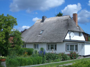 Bauernhaus: Rohrgedeckte Häuser in Bannemin.