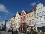 Schmuckgiebel: Marktplatz der Hansestadt Greifswald.