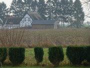 Alleinlage: Bauernhof am Haff bei Stolpe.