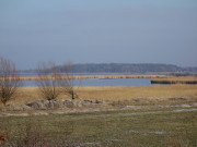 Blick auf Halbinsel Cosim und Achterwasser: Usedomer Hinterland.