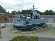 Küstenschnellboot der DDR-Marine: Museum in Rechlin.