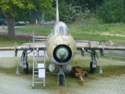 Museum in Rechlin: Früherer Strahljäger der NVA-Luftwaffe.