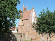 An der Stadtmauer: Mittelalterliche Altstadt von Neubrandenburg.