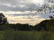 Usedomer Halbinsel Loddiner Hft: Blick auf das Achterwasser.
