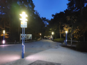 Promenadenplatz von Zempin: Abend an der Ostseeküste von Usedom.
