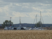 Letzte Boote: Naturhafen von Krummin im Usedomer Norden.