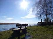 Ruheplatz an der "Kehle": Im Hintergrund das Stettiner Haff.