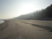 Bis zu 70 Meter breit: Neuer Ostseestrand am Streckelsberg.