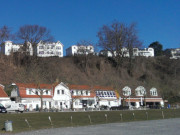 Bädervillen auf der Steilküste: Sassnitz auf der Insel Rügen.